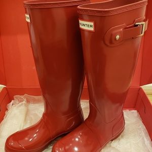 Red Hunter Rain Boots